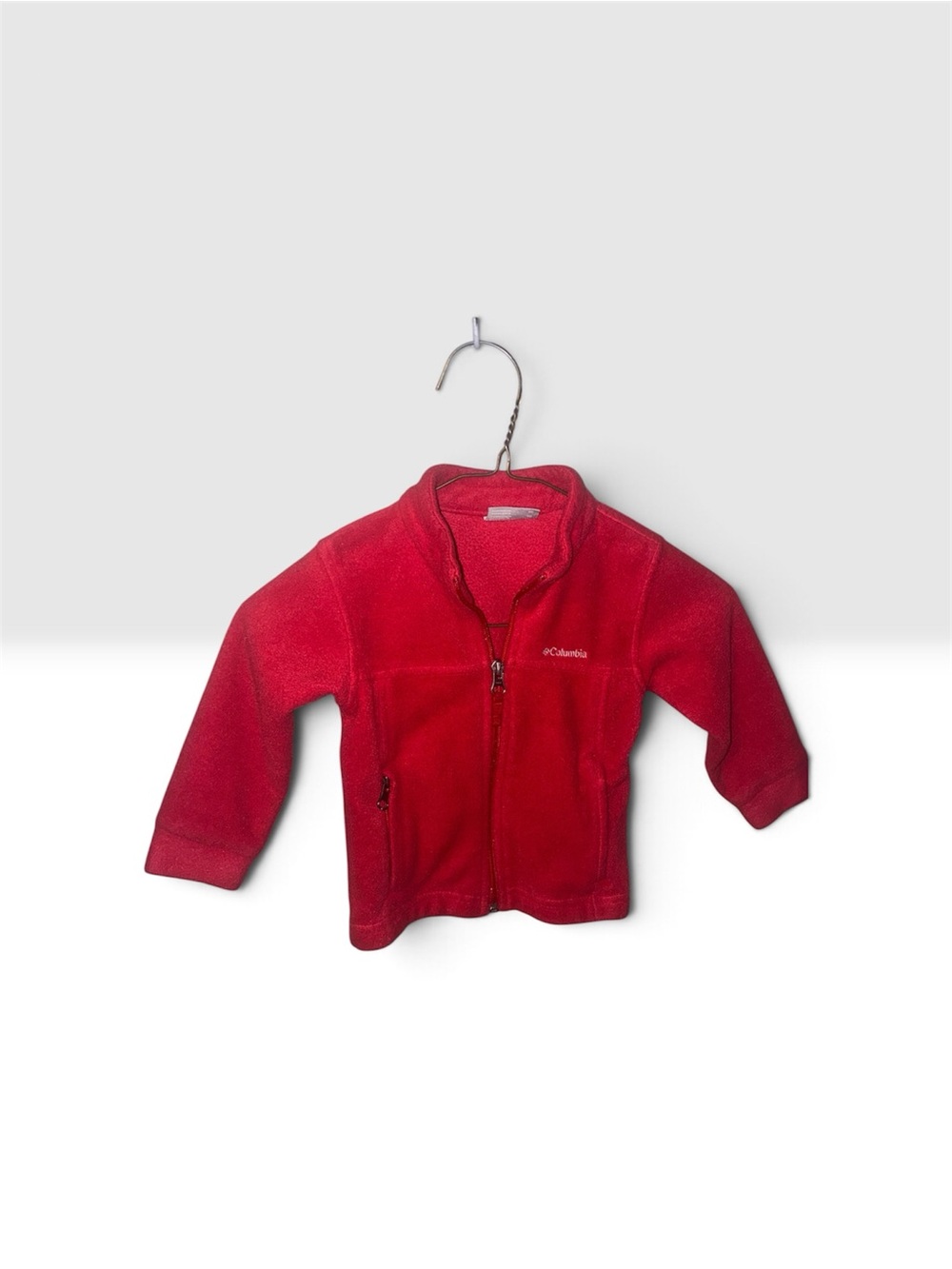 Columbia Red Kids Full-Zip Fleece Jacket